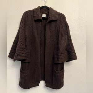 CAbi Brown Knit Sweater
